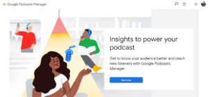 google podcasts manager